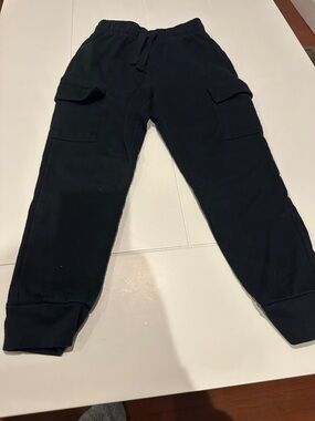 Tommy Bahama Kids Black Cargo Jogger Pants